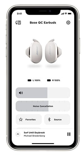 Bose QuietComfort Earbuds & Bose Music App