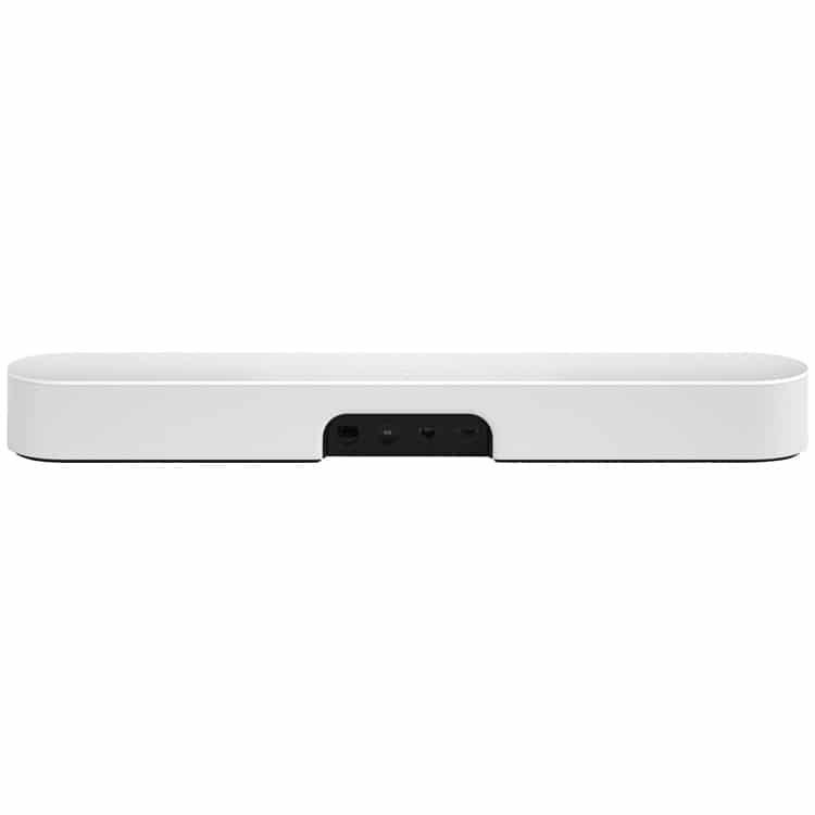 Sonos Beam (wit): achterkant met aansluitingen