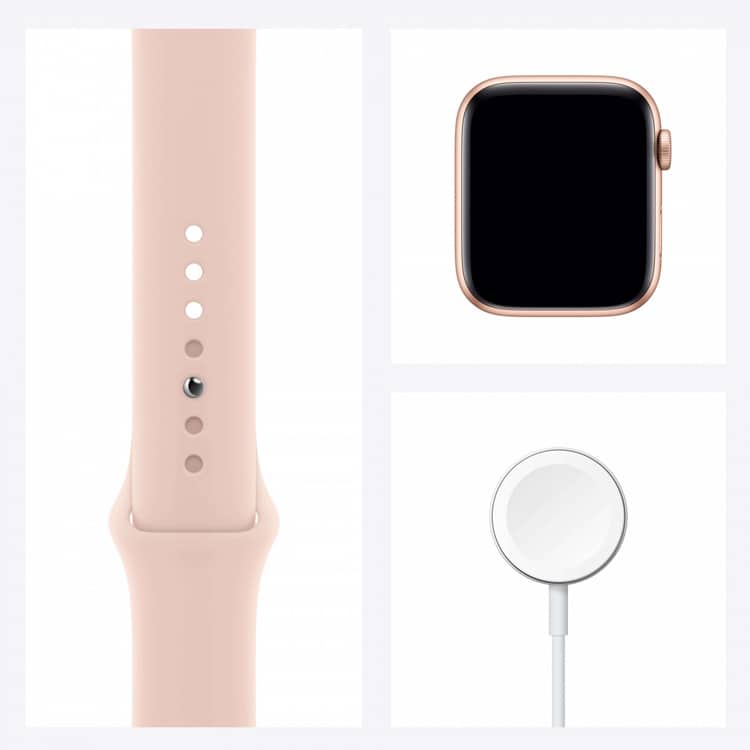 Inhoud pakket Apple Watch SE | Kleur: Goud