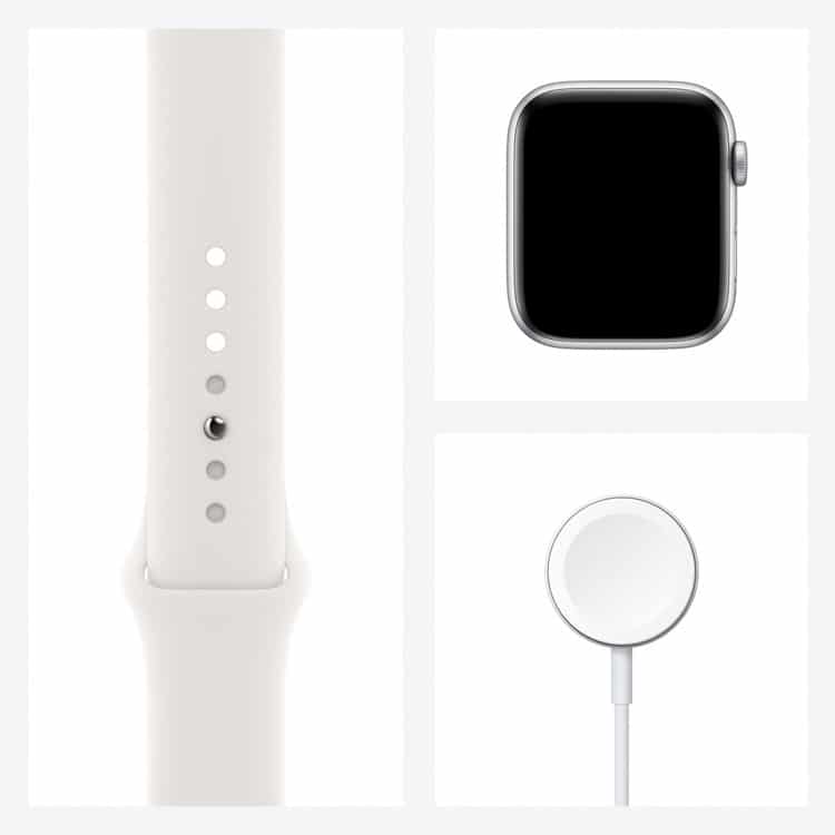 Inhoud pakket Apple Watch SE | Kleur: Zilver