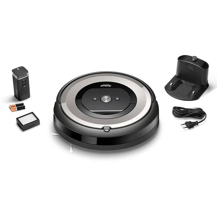 Inhoud pakket Roomba E5 robotstofzuiger