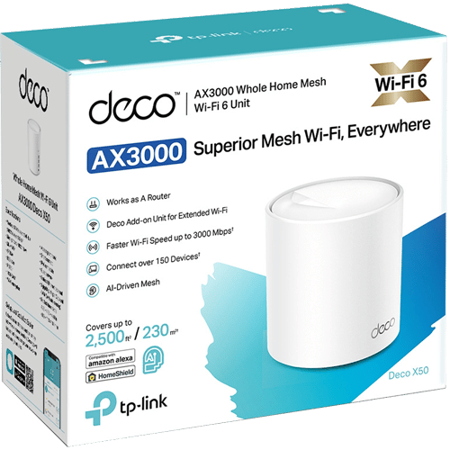 TP-Link Deco X50 WiFi 6 Router (verpakking)